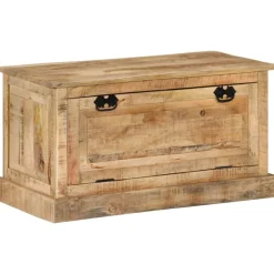 vidaXL Schoenenopbergbank 85x40x45 cm massief mangohout