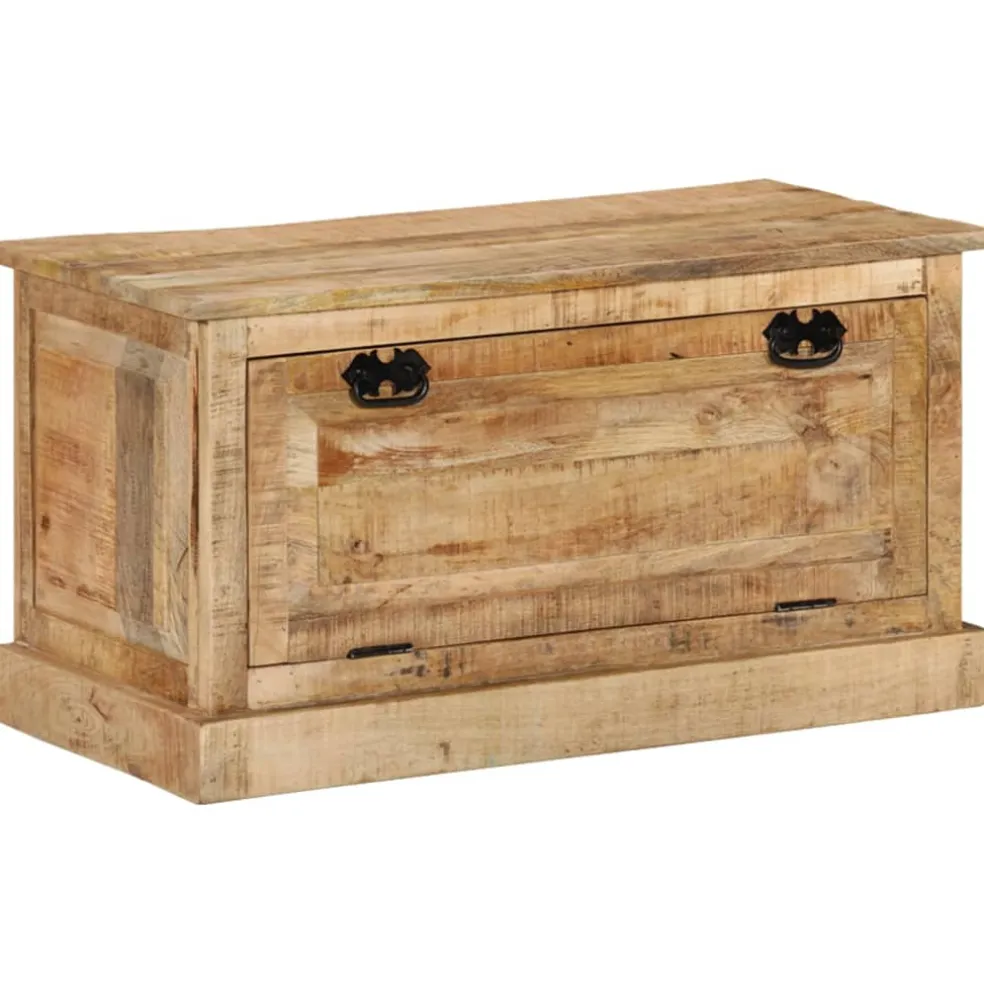 vidaXL Schoenenopbergbank 85x40x45 cm massief mangohout