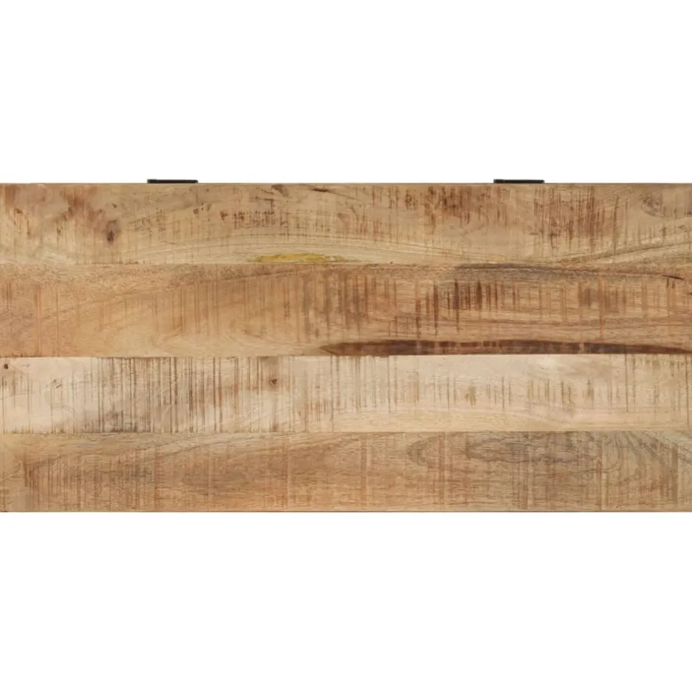vidaXL Schoenenopbergbank 85x40x45 cm massief mangohout