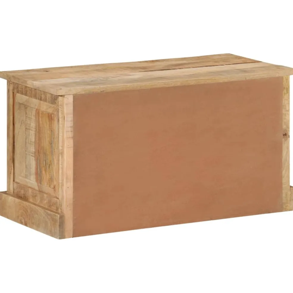 vidaXL Schoenenopbergbank 85x40x45 cm massief mangohout