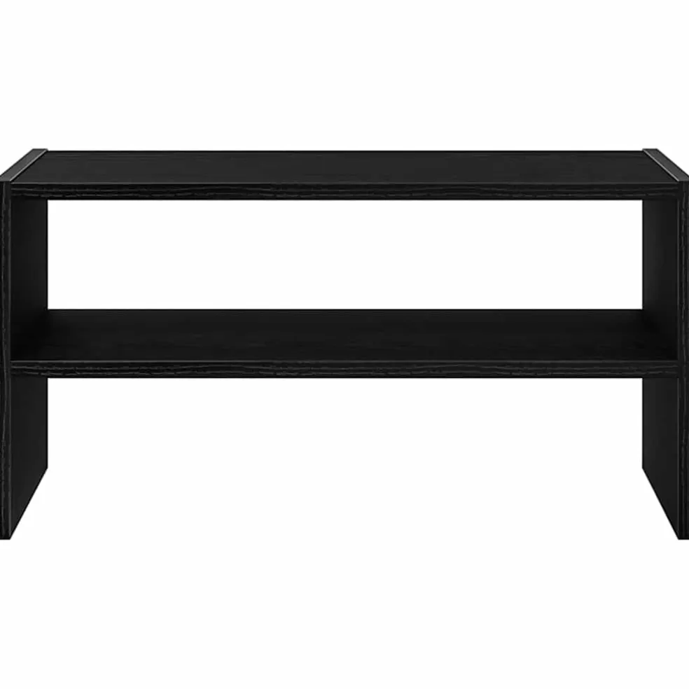 vidaXL Schoenenrek stapelbaar 60x30x30,5 cm zwart eikenkleurig