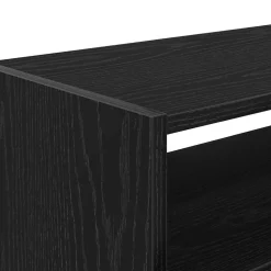 vidaXL Schoenenrek stapelbaar 60x30x30,5 cm zwart eikenkleurig