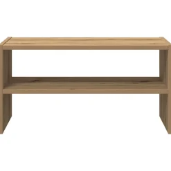 vidaXL Schoenenrek stapelbaar 60x30x30,5 cm artisanaal eikenkleurig