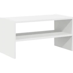 vidaXL Schoenenrek stapelbaar 60x30x30,5 cm wit