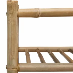 vidaXL Schoenenrek 68 x 28 x 30 cm Bamboe Naturel