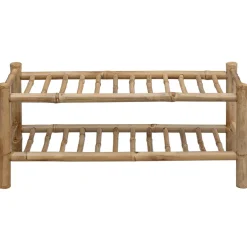 vidaXL Schoenenrek 68 x 28 x 30 cm Bamboe Naturel