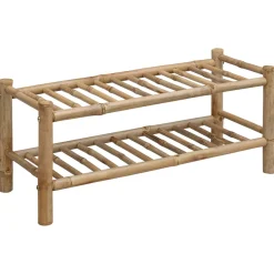 vidaXL Schoenenrek 68 x 28 x 30 cm Bamboe Naturel