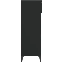 vidaXL Schoenenrek 40x36x105 cm bewerkt hout zwart