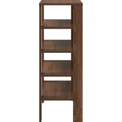 vidaXL Schoenenrek 61x32x87,5 cm bewerkt hout bruin eikenkleurig