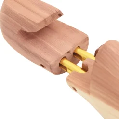 vidaXL Schoenspanner met schoenlepel EU 36-37 massief cederhout