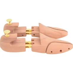 vidaXL Schoenspanner met schoenlepel EU 36-37 massief cederhout