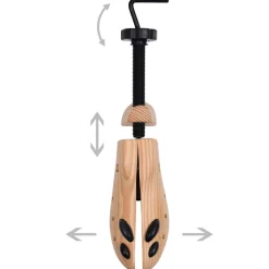 vidaXL Schoenspanners maat 36-40 massief grenenhout