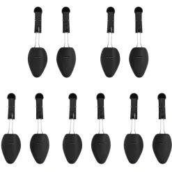 vidaXL Schoenspanners 5 paar EU 35-38 kunststof zwart