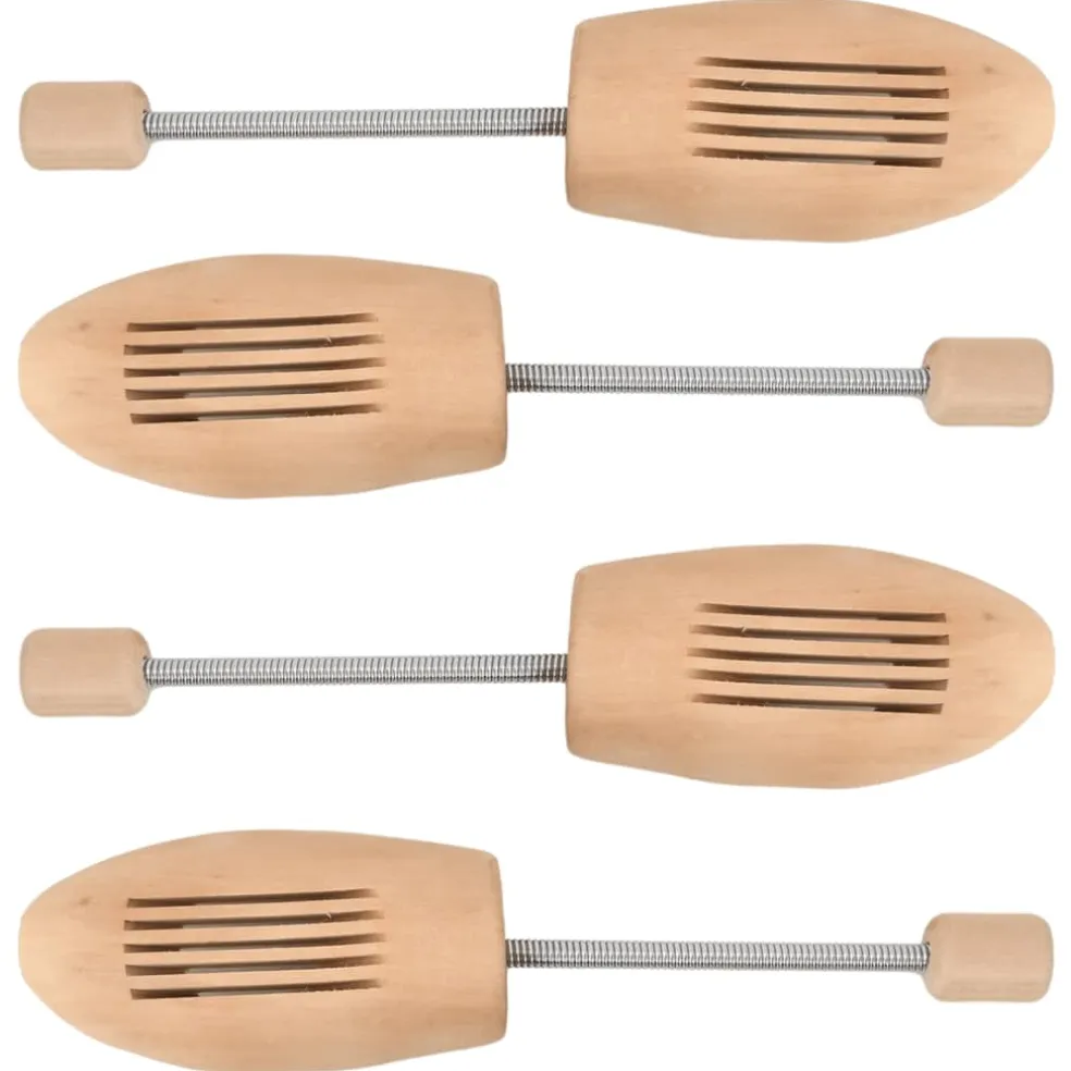 vidaXL Schoenspanners 2 paar maat 35-38 massief lotushout