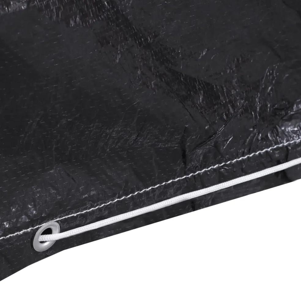 vidaXL Schommelbankhoes met 10 oogjes en 2 ritsen 255x145x170 cm