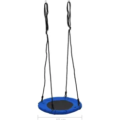 vidaXL Schommel 100 kg 60 cm blauw