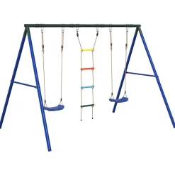 vidaXL Schommelset met schommels en ladder