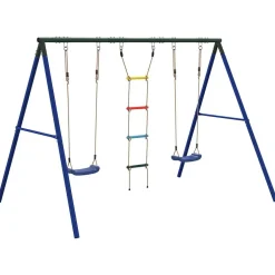vidaXL Schommelset met schommels en ladder
