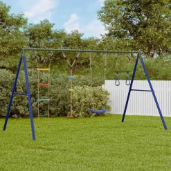 vidaXL Schommelset met schommel, trapeze, ladder en klimtouw