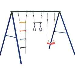 vidaXL Schommelset met schommel, trapeze en ladder