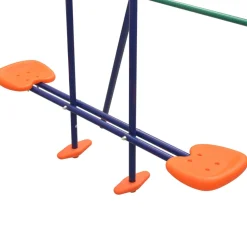 vidaXL Schommelset met 4 zitjes oranje