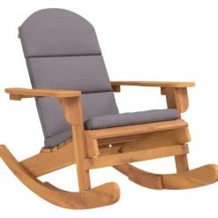 vidaXL Schommelstoel Adirondack met kussens massief acaciahout