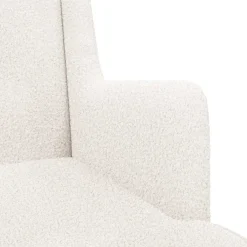 vidaXL Schommelstoel Crèmekleurig 62 x 80 x 85 cm Bouclé