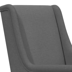 vidaXL Schommelstoel Donkergrijs 62 x 80 x 85 cm Stof