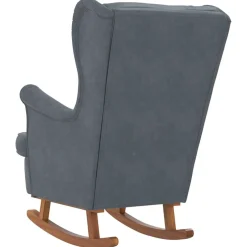 vidaXL Schommelstoel met kussen Donkergrijs 92 x 71 x 100 cm Multiplex