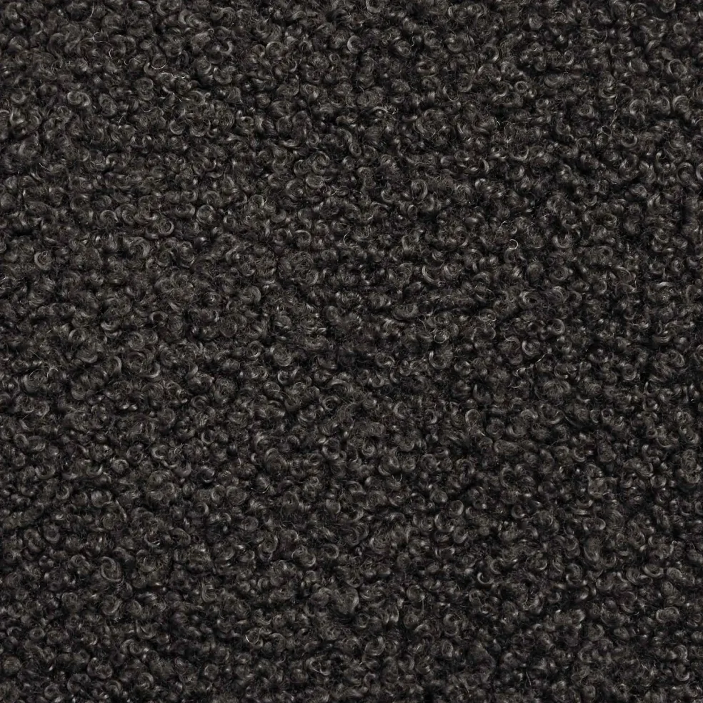 vidaXL Schommelstoel Zwart 62 x 80 x 85 cm Bouclé
