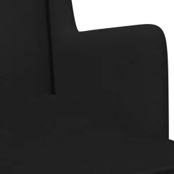 vidaXL Schommelstoel Zwart 62 x 80 x 85 cm Stof