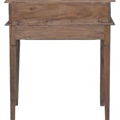 vidaXL Schrijftafel met lades 90x50x101 cm massief mahoniehout