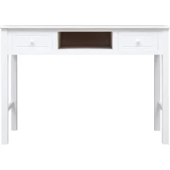 vidaXL Schrijftafel 110x45x76 cm hout wit