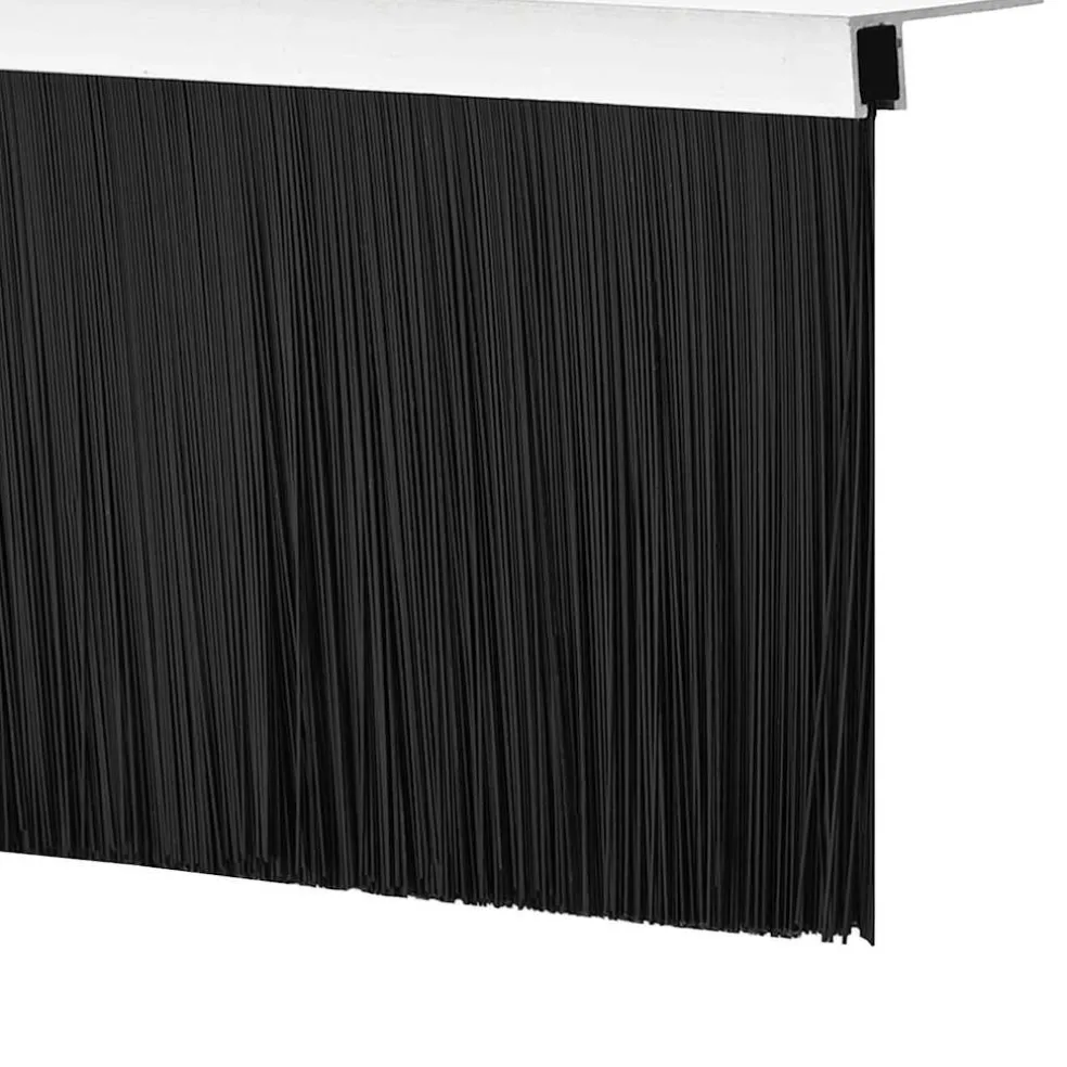 vidaXL Schroefbare Deurborstelafsluitingen 6 st Zilver 100 cm