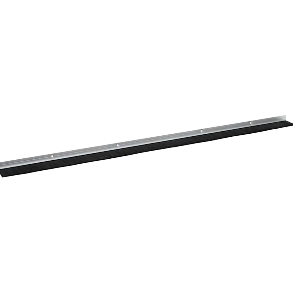 vidaXL Schroefbare Deurborstelafsluitingen 6 st Zilver 100 cm