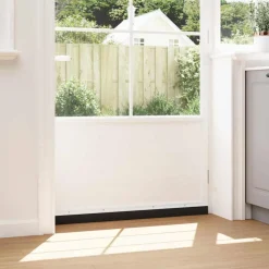 vidaXL Schroefbare Deurborstelafsluitingen 2 st Wit 100 cm