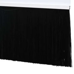 vidaXL Schroefbare Deurborstelafsluitingen 2 st Wit 100 cm