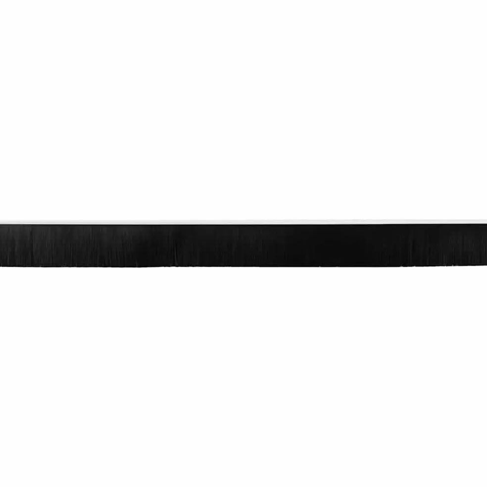 vidaXL Schroefbare Deurborstelafsluitingen 2 st Wit 100 cm