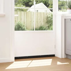 vidaXL Schroefbare Deurborstelafsluitingen 2 st Zwart 100 cm