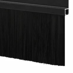vidaXL Schroefbare Deurborstelafsluitingen 2 st Zwart 100 cm