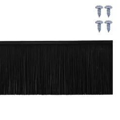 vidaXL Schroefbare Deurborstelafsluitingen 2 st Bruin 100 cm