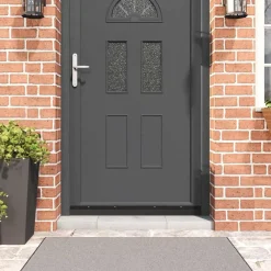 vidaXL Schroefbare Deurborstelafsluitingen 2 st Zwart 100 cm