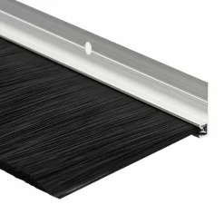 vidaXL Schroefbare Deurborstelafsluitingen 2 st Zilver 100 cm