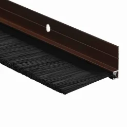 vidaXL Schroefbare Deurborstelafsluitingen 6 st Bruin 100 cm
