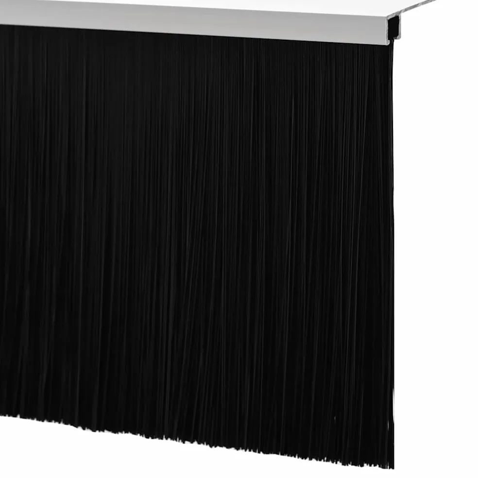 vidaXL Schroefbare Deurborstelafsluitingen 2 st Wit 100 cm