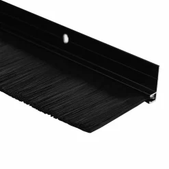 vidaXL Schroefbare Deurborstelafsluitingen 6 st Zwart 100 cm