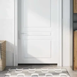 vidaXL Schroefbare Deurborstelafsluitingen 6 st Zwart 100 cm