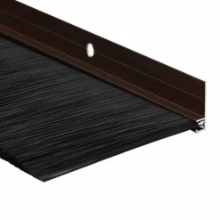 vidaXL Schroefbare Deurborstelafsluitingen 2 st Bruin 100 cm