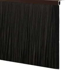 vidaXL Schroefbare Deurborstelafsluitingen 2 st Bruin 100 cm