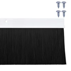 vidaXL Schroefbare Deurborstelafsluitingen 2 st Wit 100 cm